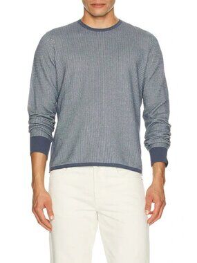 Rag & Bone Gregory Merino Crewneck Sweater in Light Blue